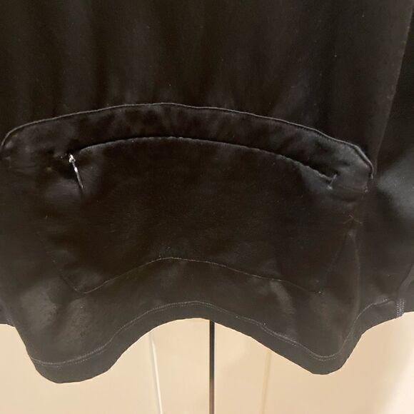 The North Face Cycling 1/4 Zip Pullover Sz XL Vaporwick Black Gray Back Pocket - Picture 6 of 12